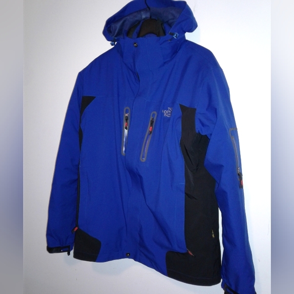 The North Face 900 filled DOWN Vest reversible hooded Jacket GORE-TEX mens L - Picture 2 of 16
